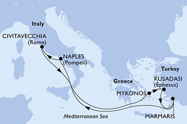 CROCIERA: MSC DIVINA (15/10/26)
