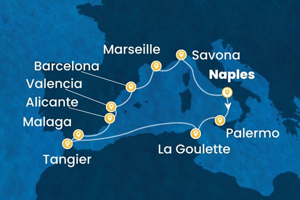 CROCIERA: COSTA PACIFICA (11/01/27)